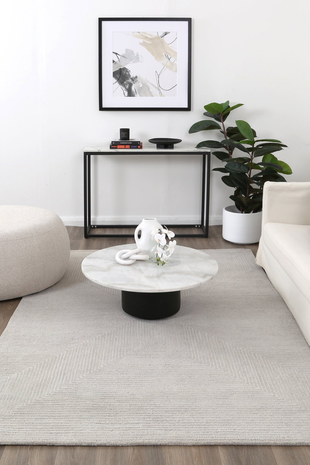 Loran Handtufted Wool Loran04 Platinum