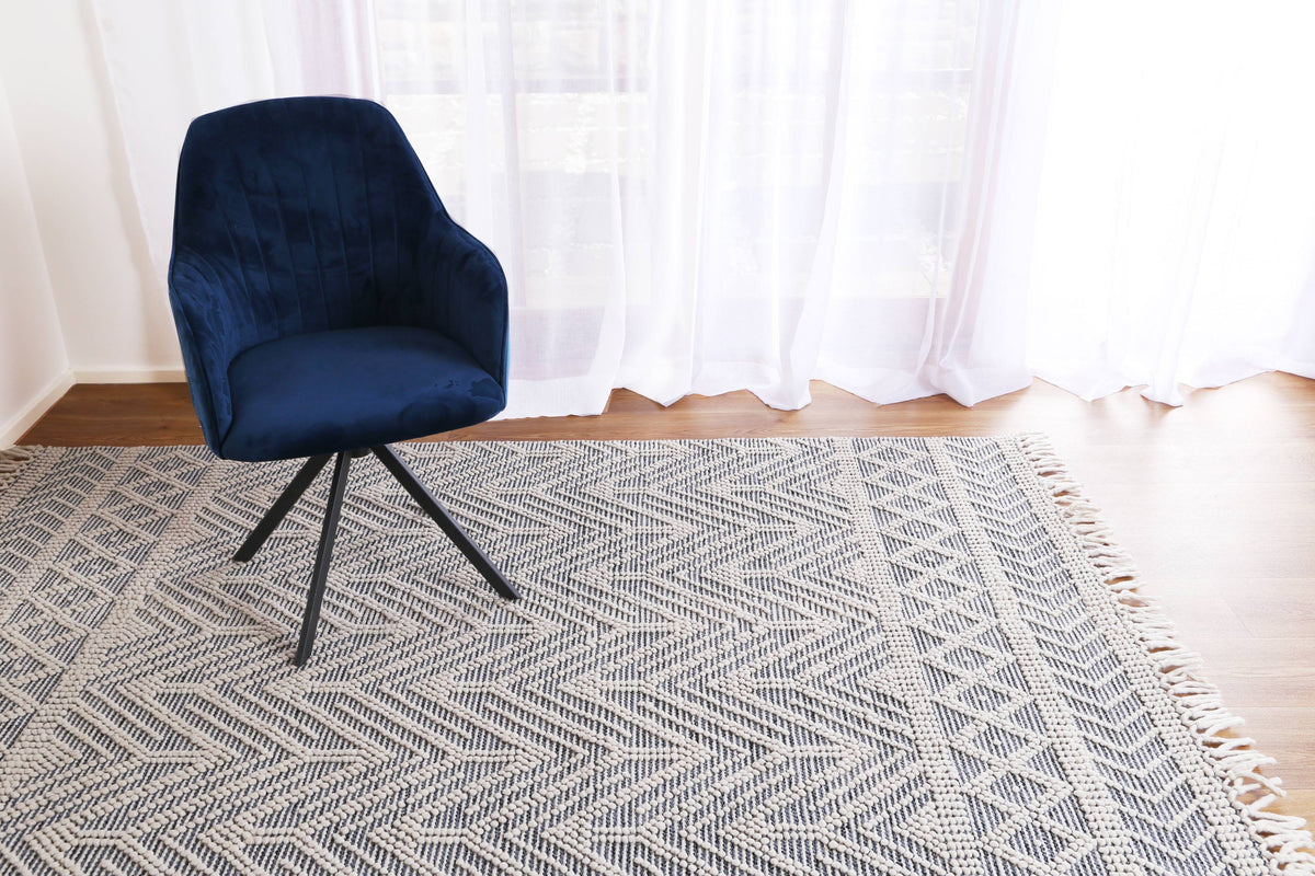 Perla Zoe Navy Rug