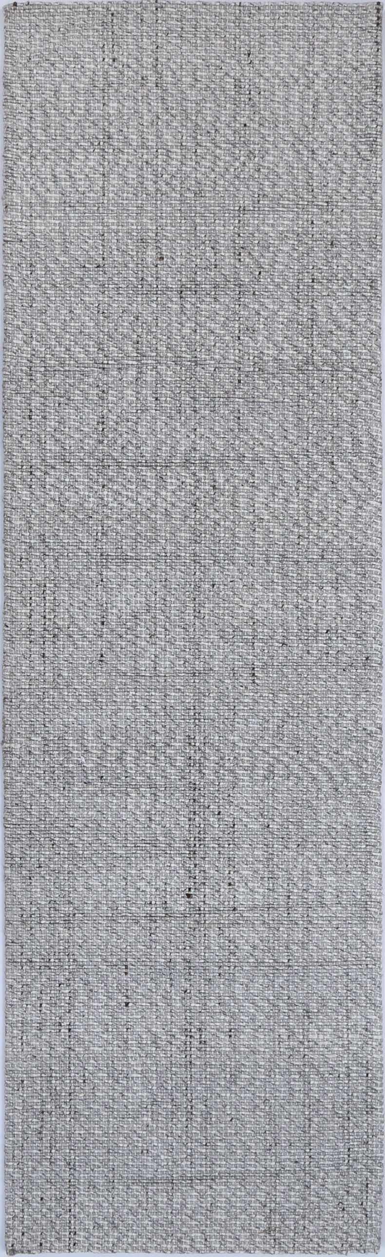 Ridges Grey Wool Hall Runner