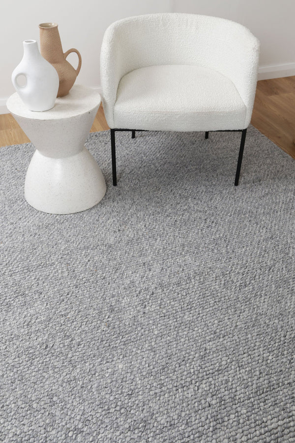 Wayanard Wool Rug Grey