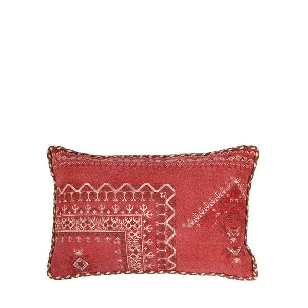 Folk Terracotta Cushion 60cm x 40cm