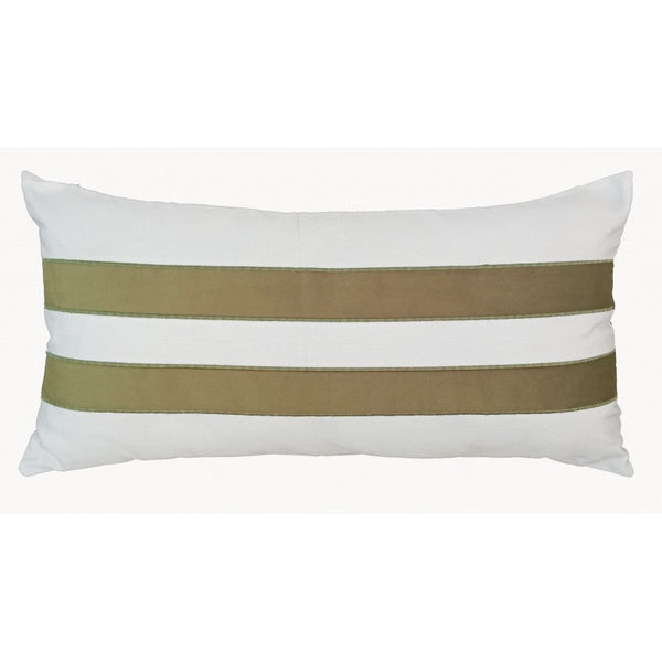 Apollo Khaki Stripe Cushion 70 x 30cm