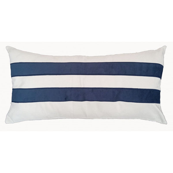 Apollo Navy Stripe Cushion 70 x 30cm