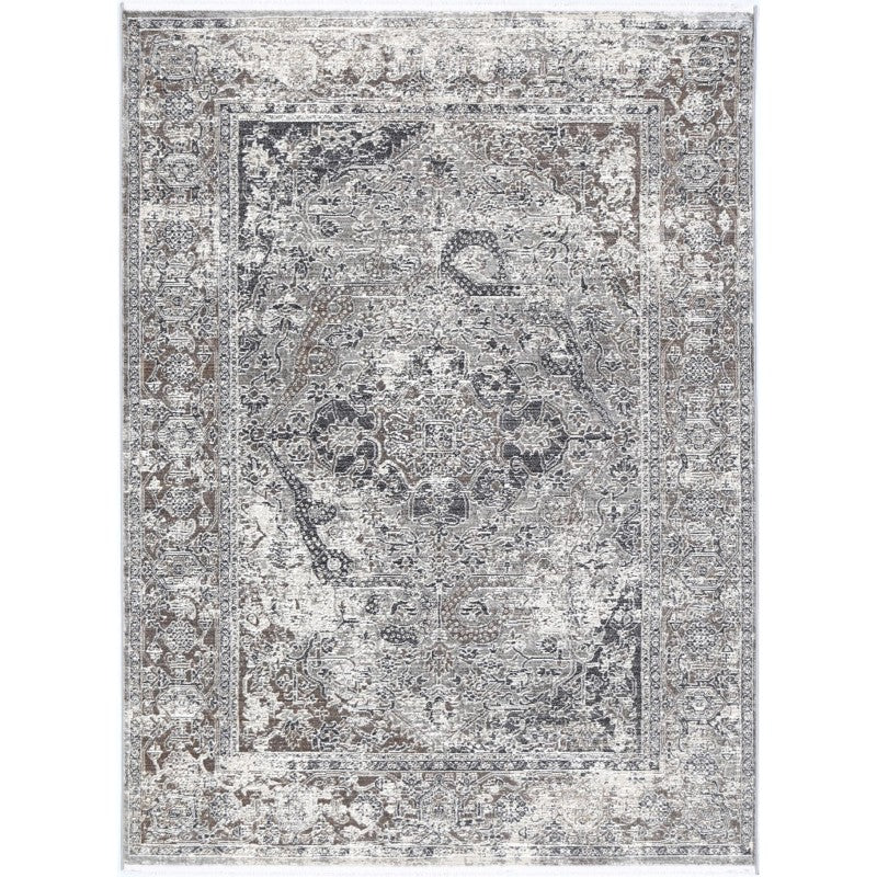 Astra Medallion Rug Grey