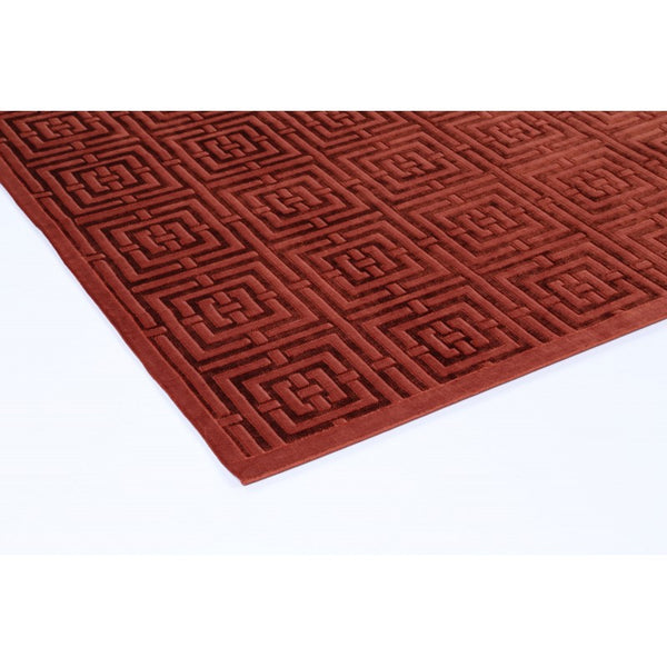 Atlantis Tile Bath Mat Terracotta