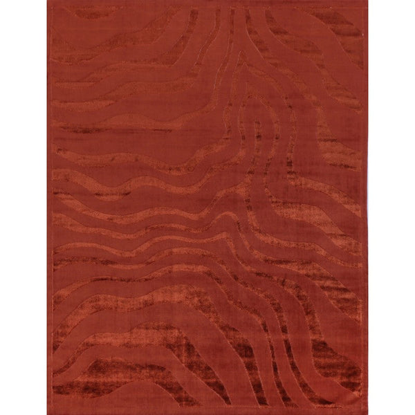 Atlantis Waves Bath Mat Terracotta