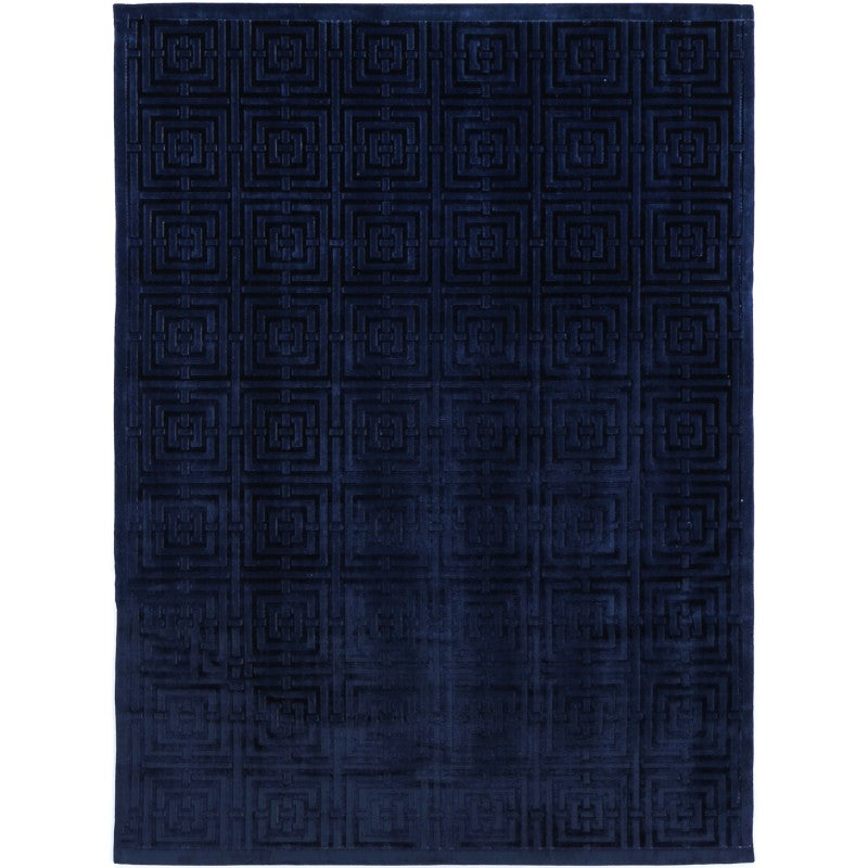 Atlantis Tile Bath Mat Navy