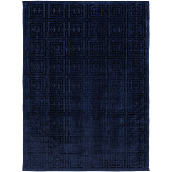 Atlantis Tile Bath Mat Navy
