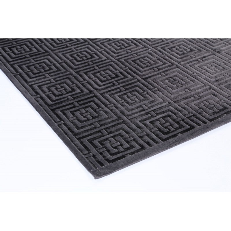 Atlantis Tile Bath Mat Black