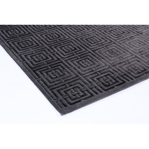 Atlantis Tile Bath Mat Black