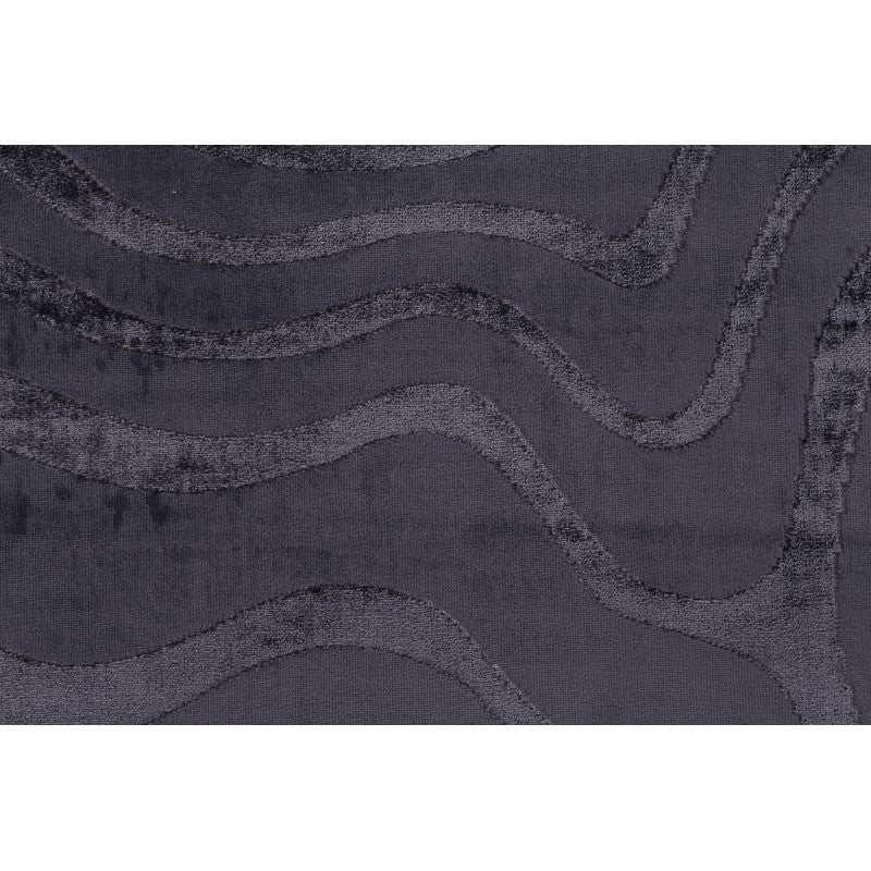 Atlantis Waves Bath Mat Black
