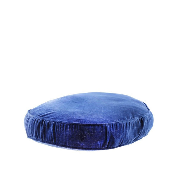 Beau Round Blue Cushion 60cm