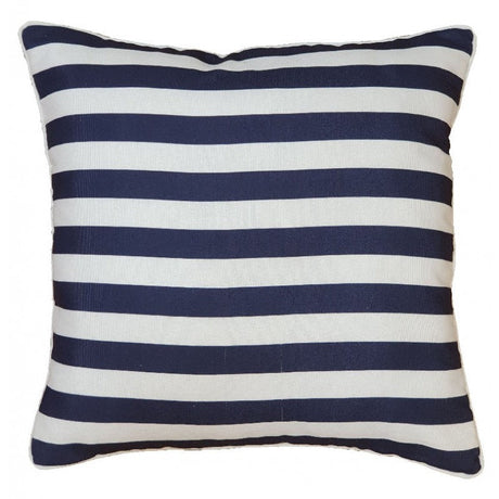 Florida Stripe Cushion Navy 50 x 50cm