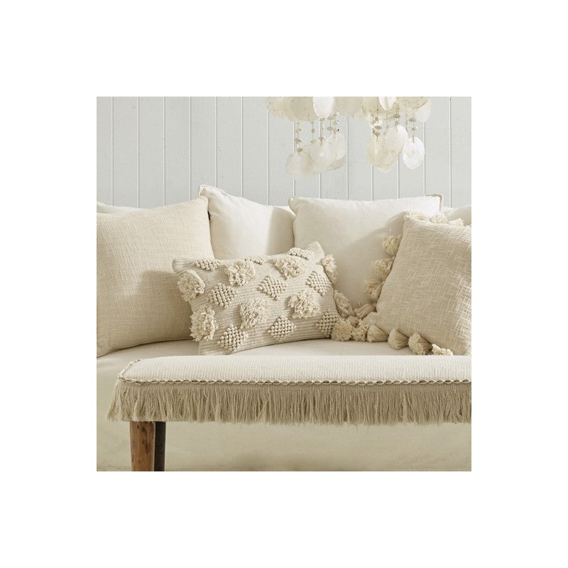 Cowry Cushion Ivory 60cm x 60cm