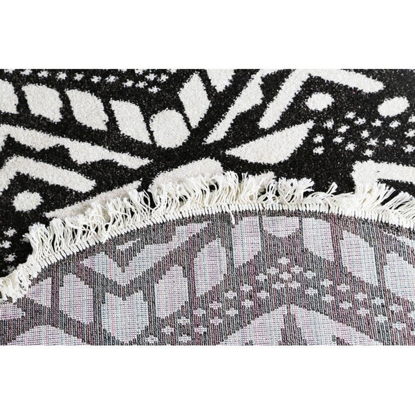 Zee Round Semra Rug Black