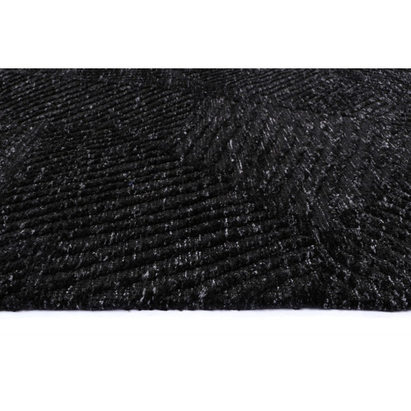 Kenzi Lustrous Forrest Black Rug