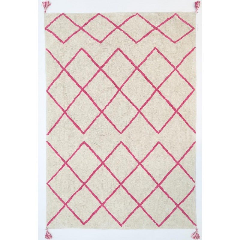 Kochela Diamond Pink Rug