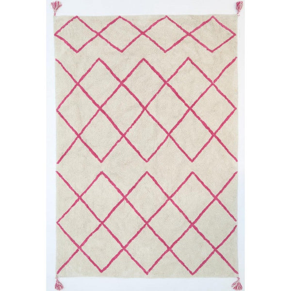 Kochela Diamond Pink Rug