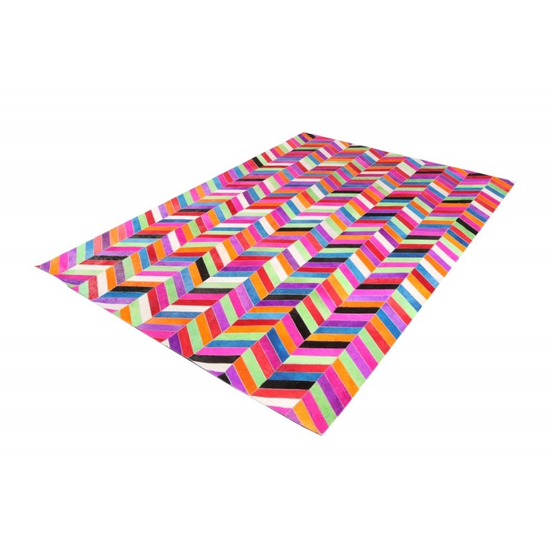 Hide Fushion Rug Chevron Multi