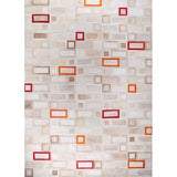 Hide Fushion Leather Rug Crossville