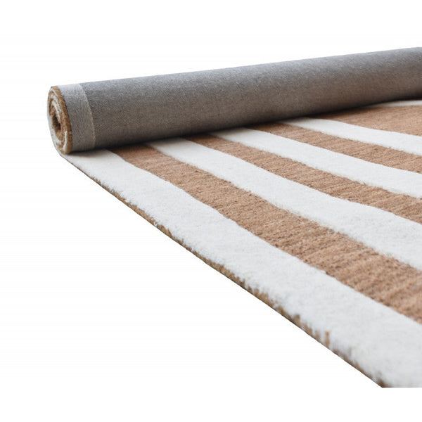 Luna Curves Rug Tan
