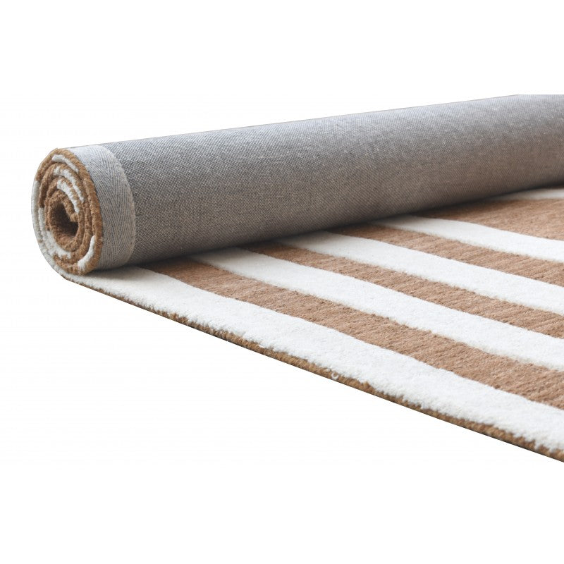 Luna Curves Rug Tan