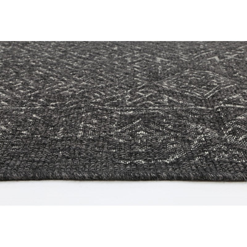 Marco Polo Tribal Black Rug