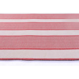Miami Watermelon Stripe Indoor Outdoor Rug