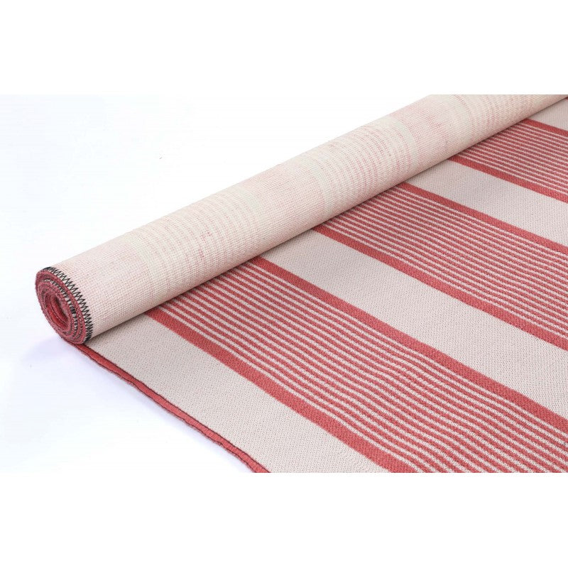 Miami Watermelon Stripe Indoor Outdoor Rug