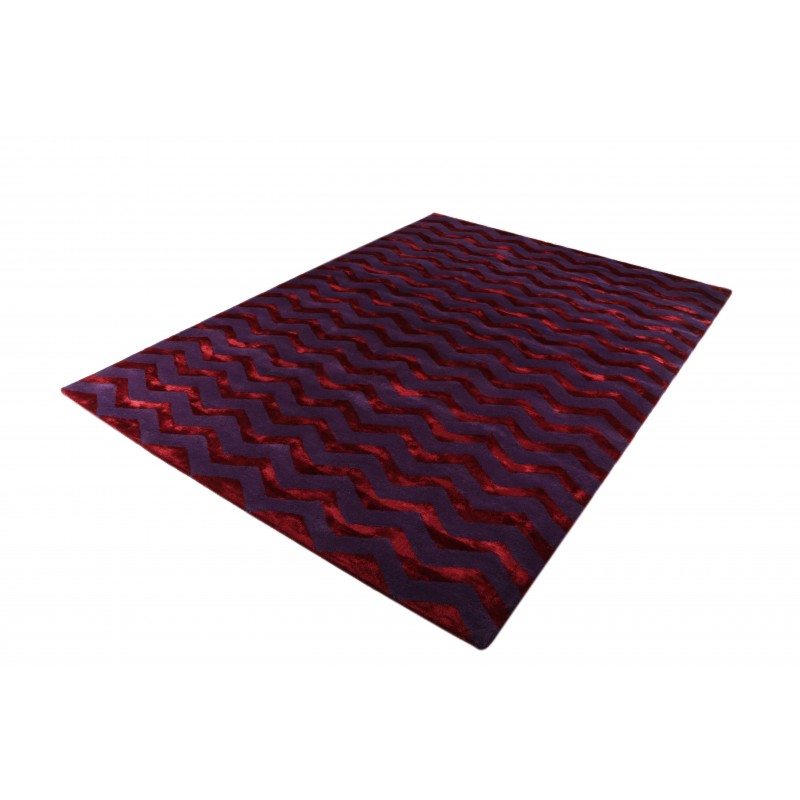 Artisan - Opulence Chevron Rug Red Purple