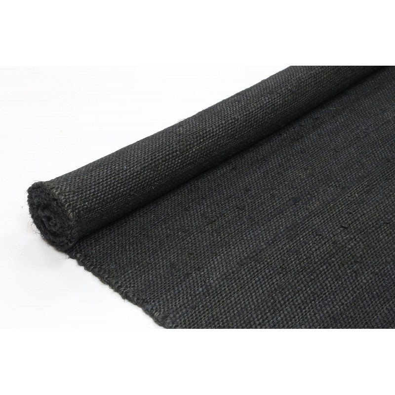 Pemba Jute Black Rug