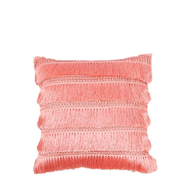 Penelope Row Cushion Peach 45x45cm