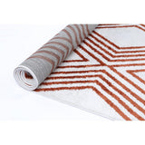 Primo Kudos Terracotta-Grey Rug