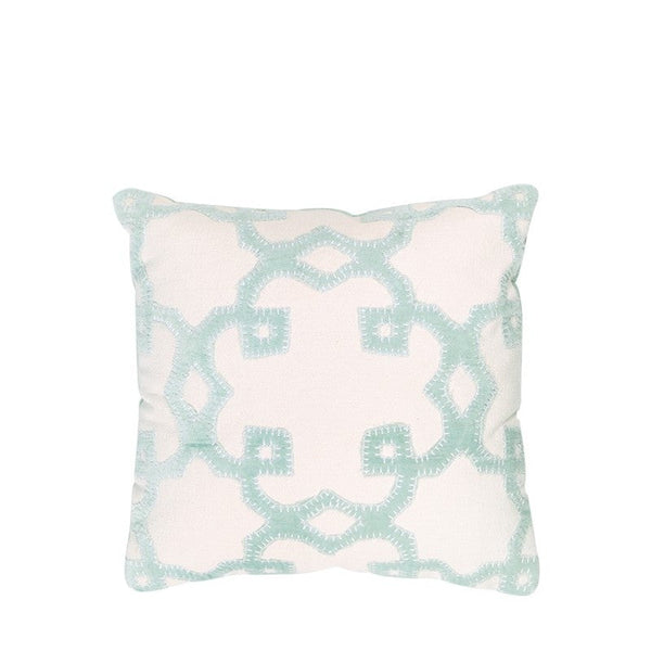 Trellis Cushion Pale Blue 45x45cm