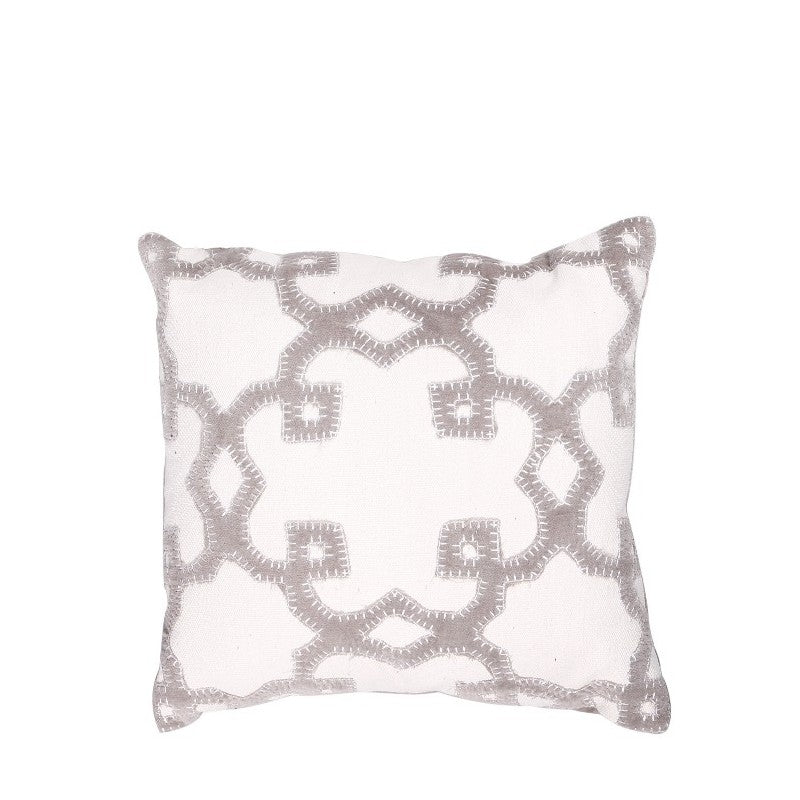 Trellis Cushion Grey 45x45cm