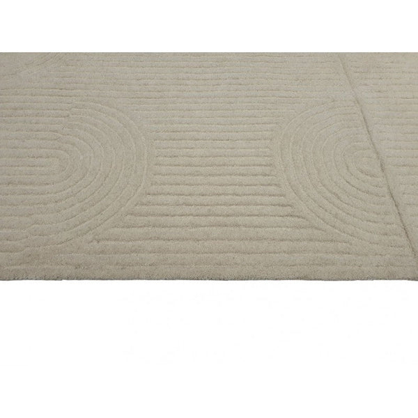 Zalia Halo Hand Tufted Rug Ivory