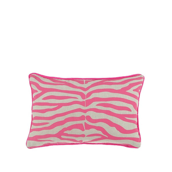 Zebra Cushion Pink 60x40cm