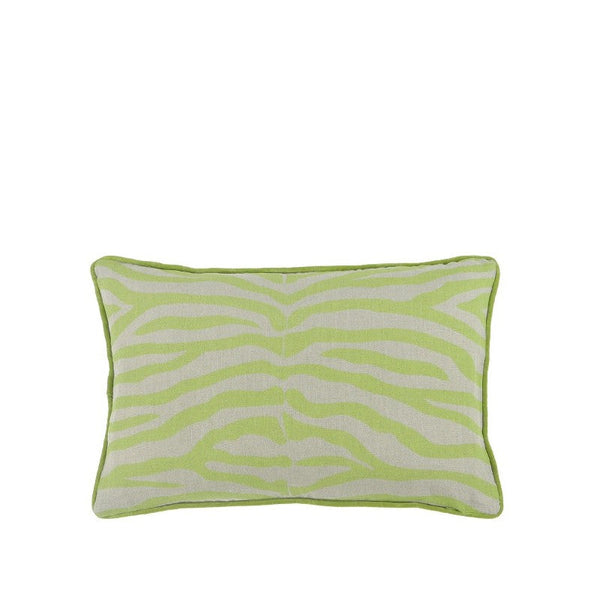 Zebra Cushion Pesto 60x40cm