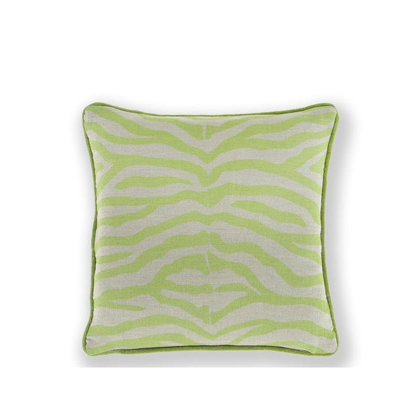 Zebra Cushion Pesto 45x45cm