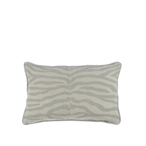 Zebra Cushion Grey 60x40cm