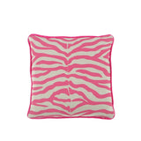 Zebra Cushion Pink 45x45cm